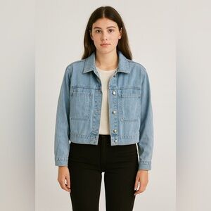 Outfitters Vintage Women’s Blue Jean Jacket Size Small